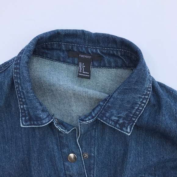 Forever 21 Oversized Denim Jacket - Picture 3 of 8